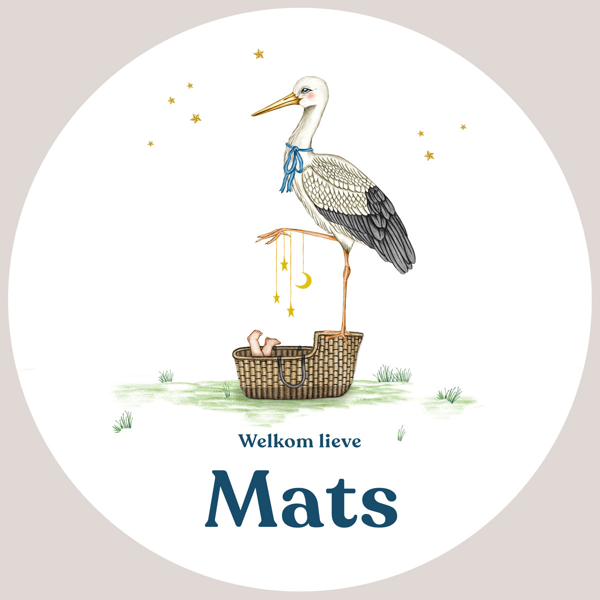 Tuinbord Stork Basket