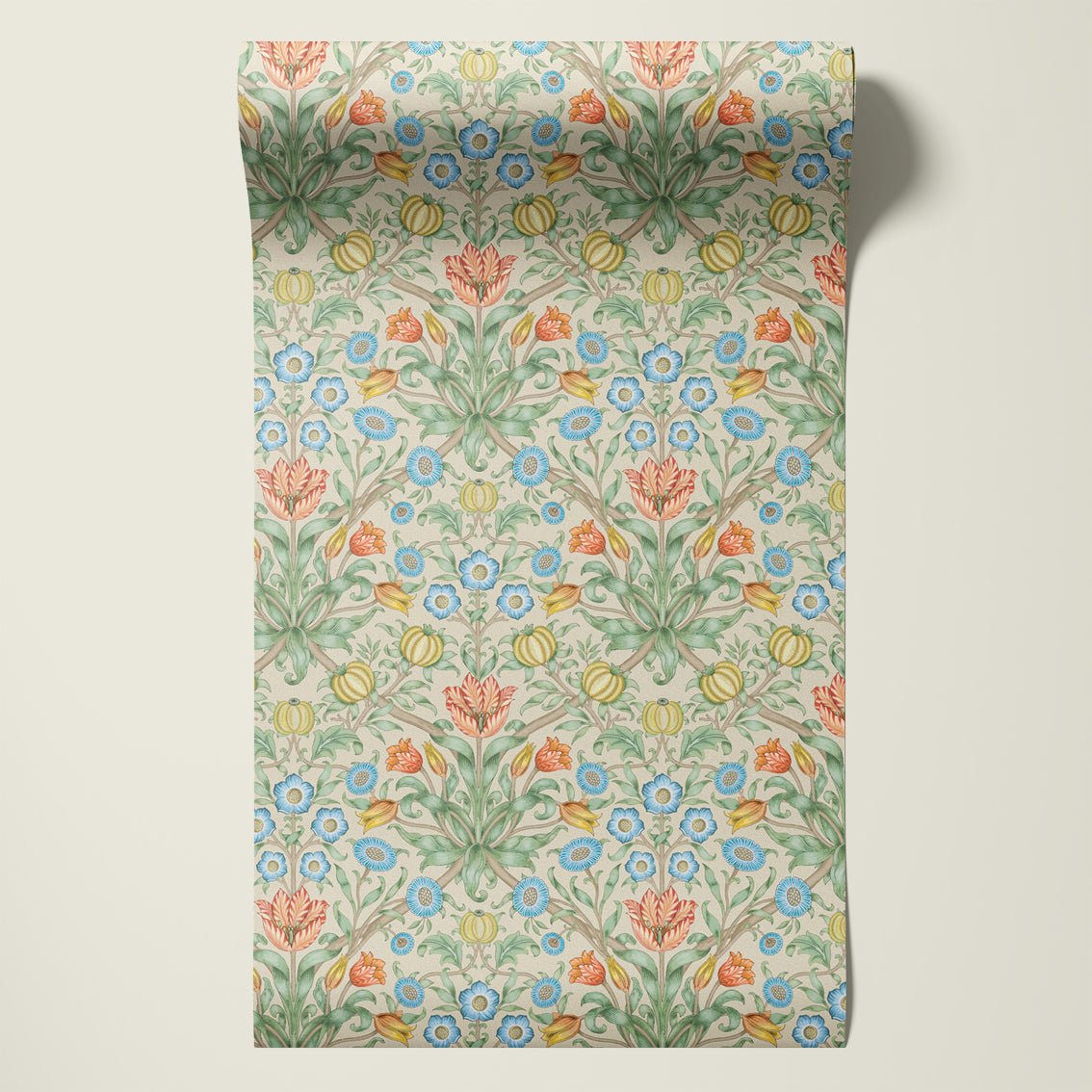 Behang Blooming Flowers Terra - Story of July