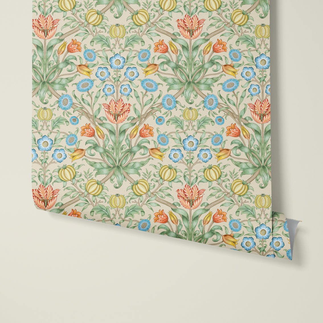 Behang Blooming Flowers Terra - Story of July