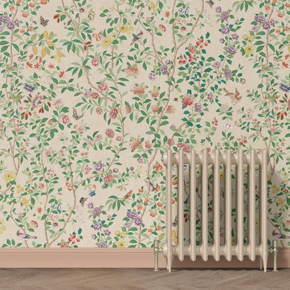 Behang Chinoiserie Offwhite - Story of July