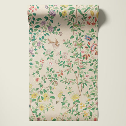 Behang Chinoiserie Offwhite - Story of July