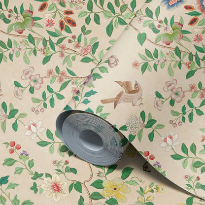 Behang Chinoiserie Offwhite - Story of July