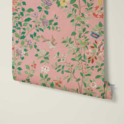Behang Chinoiserie Pink - Story of July