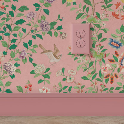Behang Chinoiserie Pink - Story of July