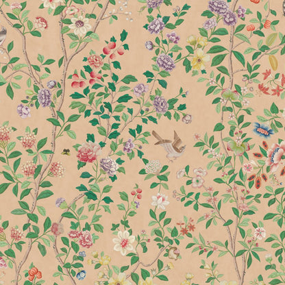 Behang Chinoiserie Terra - Story of July