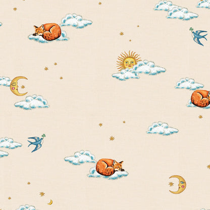 Behang Embroiderd Fox - Story of July