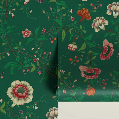 Behang Floral Heritage Darkgreen - Story of July
