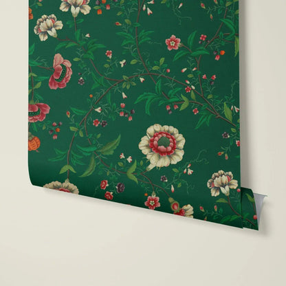 Behang Floral Heritage Darkgreen - Story of July
