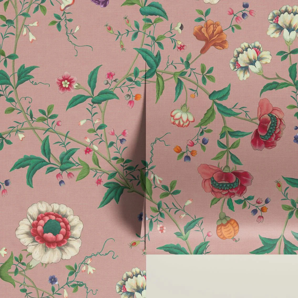 Behang Floral Heritage Lightpink - Story of July