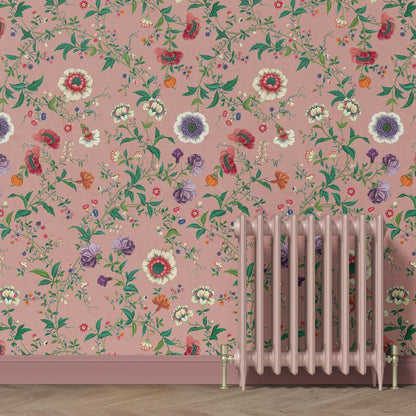 Behang Floral Heritage Lightpink - Story of July