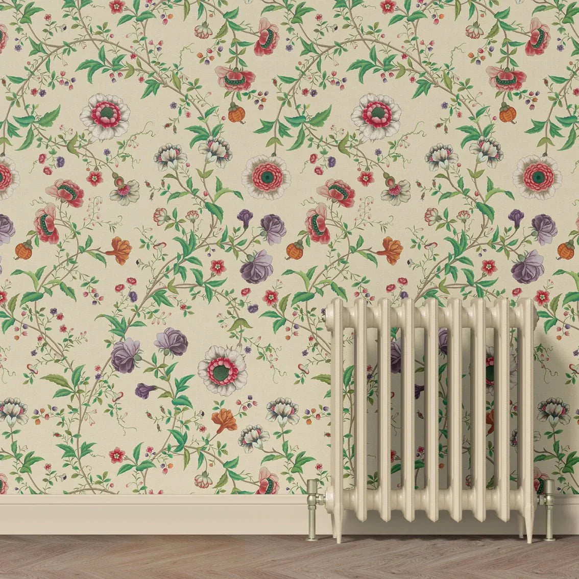 Behang Floral Heritage Offwhite - Story of July