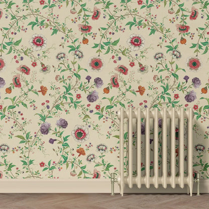 Behang Floral Heritage Offwhite - Story of July