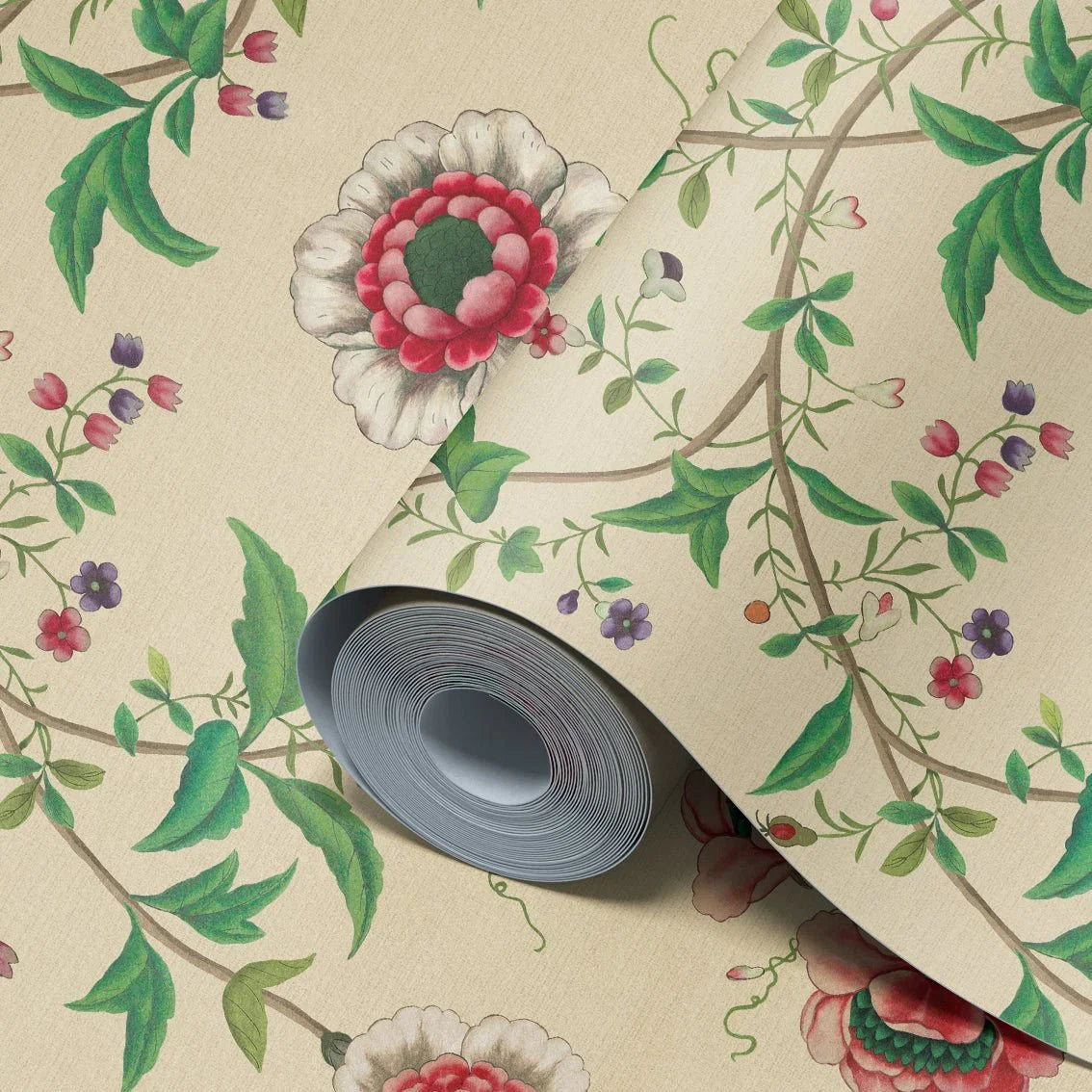 Behang Floral Heritage Offwhite - Story of July