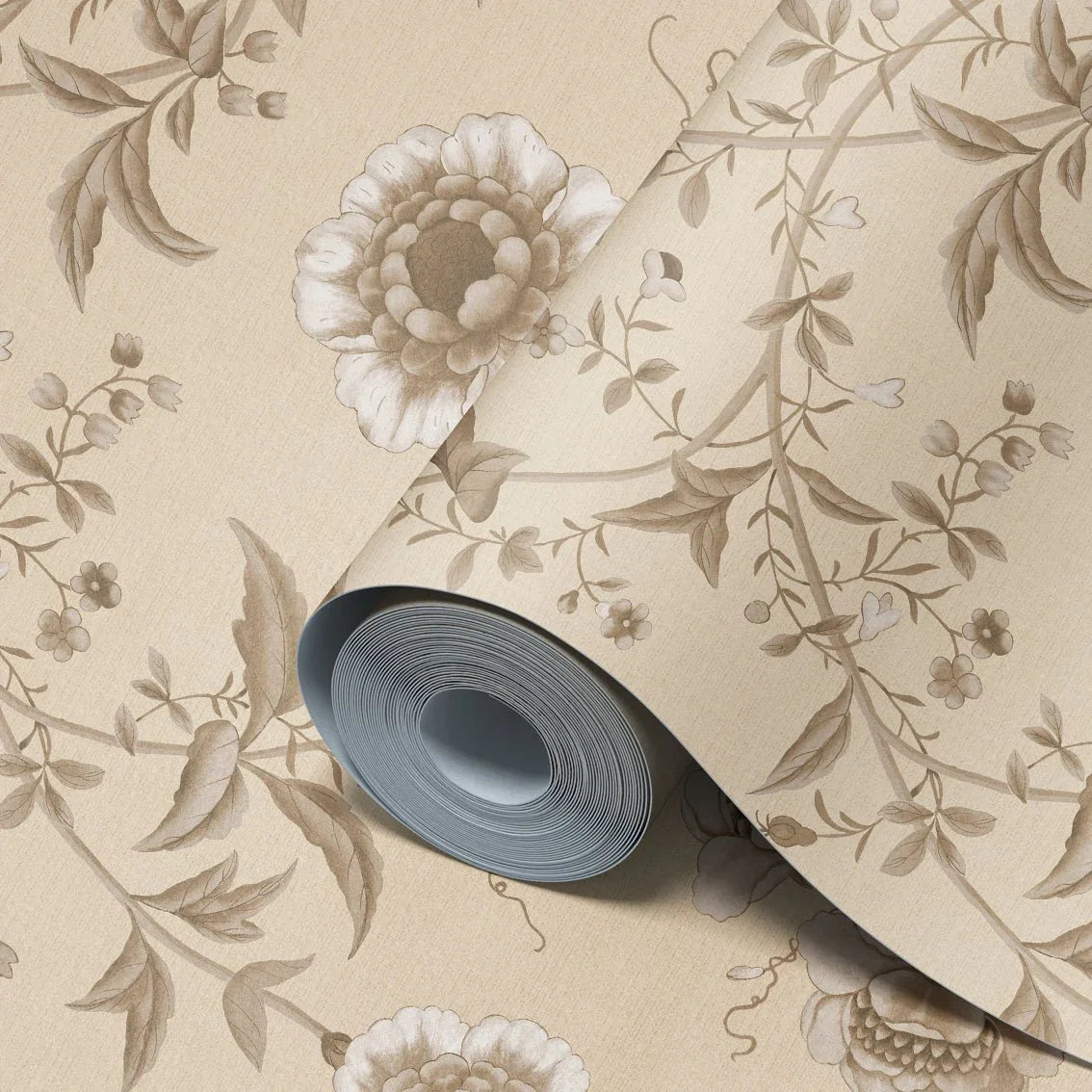 Behang Floral Heritage Two Tone Offwhite - Story of July