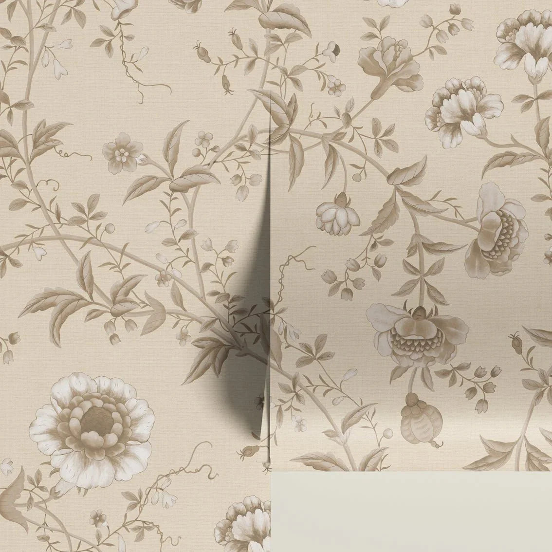 Behang Floral Heritage Two Tone Offwhite - Story of July