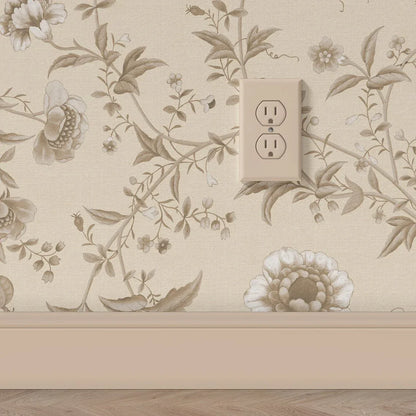 Behang Floral Heritage Two Tone Offwhite - Story of July