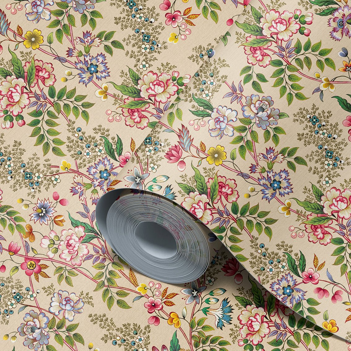 Behang Little Flowers Offwhite - Story of July