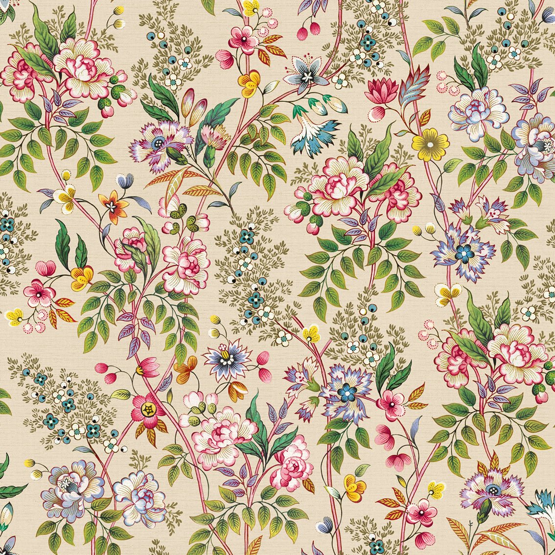 Behang Little Flowers Offwhite - Story of July