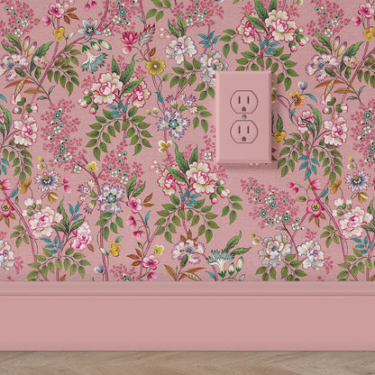 Behang Little Flowers Pink - Story of July