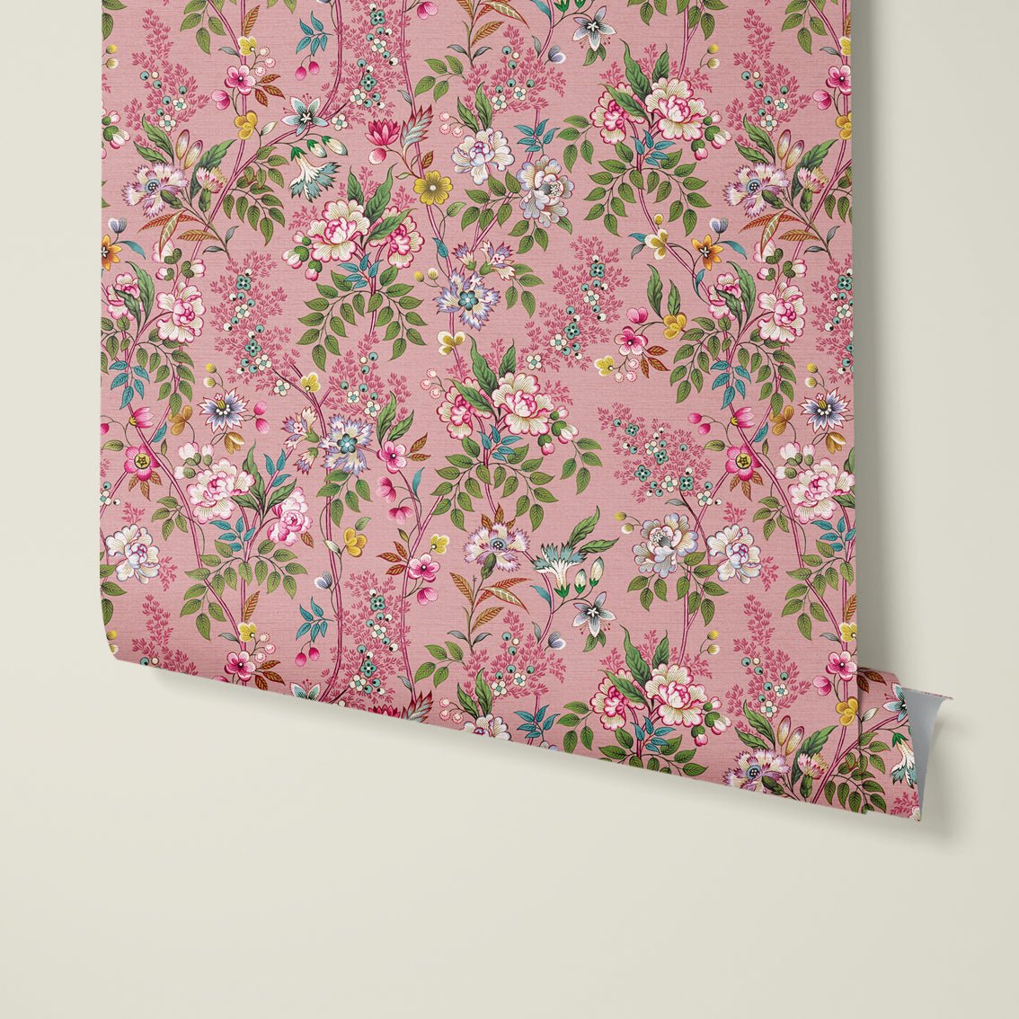 Behang Little Flowers Pink - Story of July