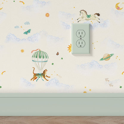 Behang Sky Fairytale Lightgreen - Story of July