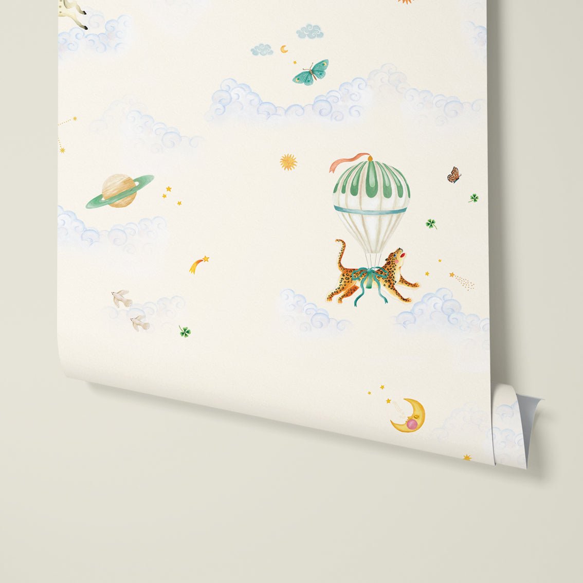Behang Sky Fairytale Lightgreen - Story of July