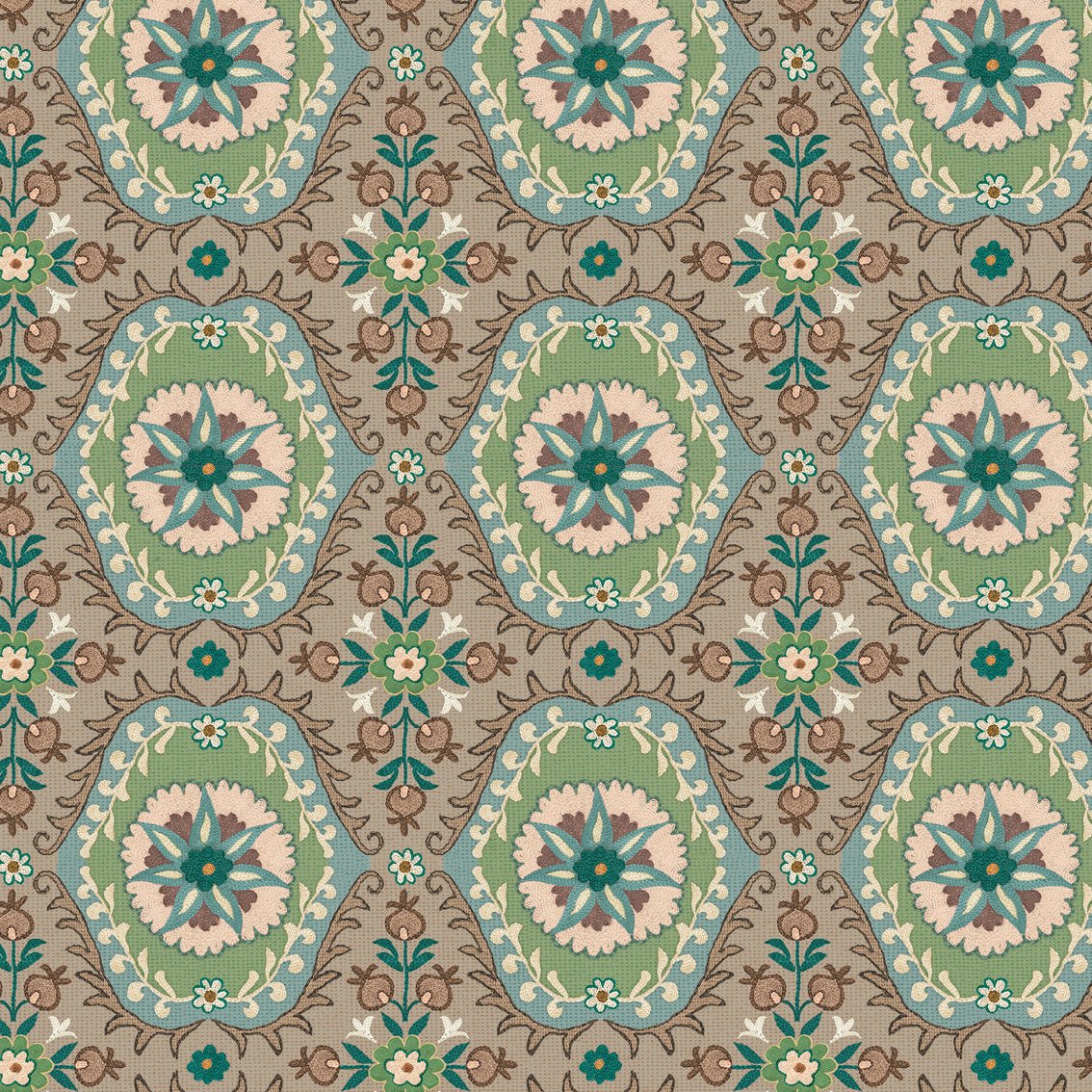 Behang Suzanni Blue - Story of July