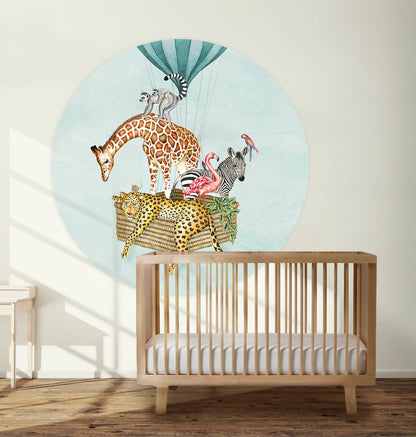 Behangcirkel Balloon Animals - Story of July