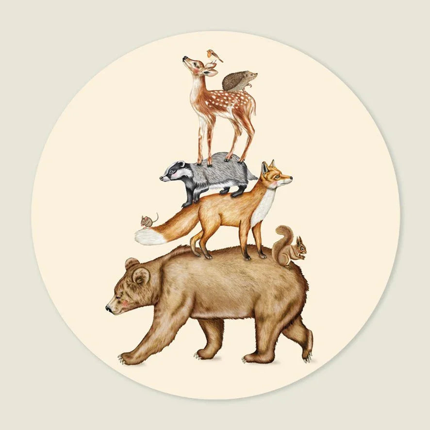 Behangcirkel Bosdieren - Story of July
