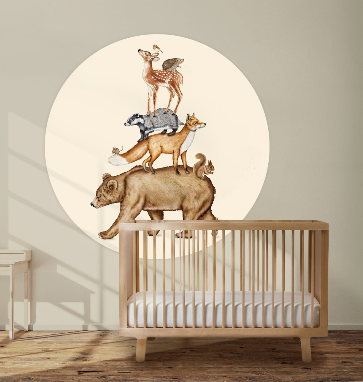 Behangcirkel Bosdieren - Story of July