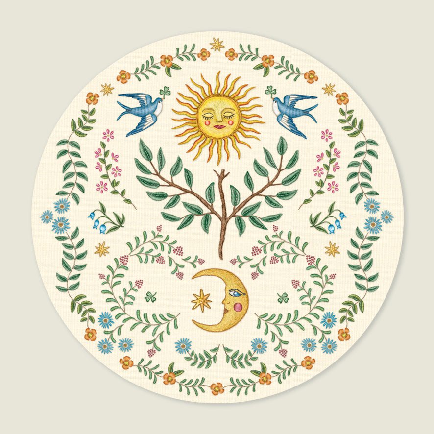 Behangcirkel Under The Sun - Story of July