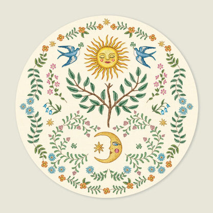 Behangcirkel Under The Sun - Story of July