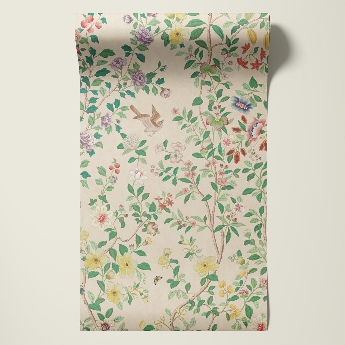 Behangsample Chinoiserie Offwhite - Story of July