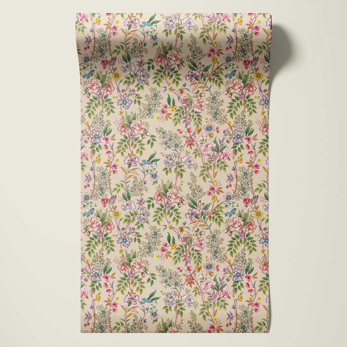 Behangsample Little Flowers Offwhite - Story of July