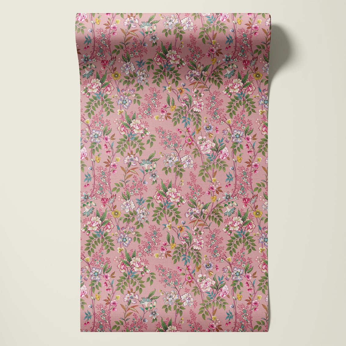 Behangsample Little Flowers Pink - Story of July