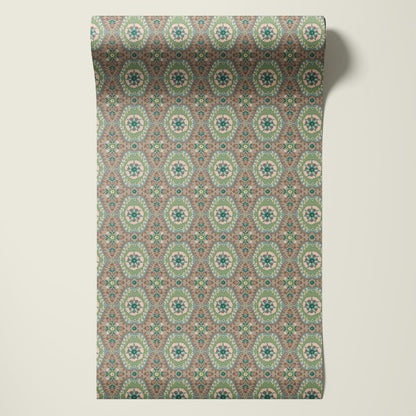 Behangsample Suzanni Blue - Story of July