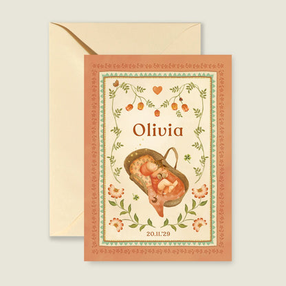 Geboortekaartje Baby Terra - Story of July