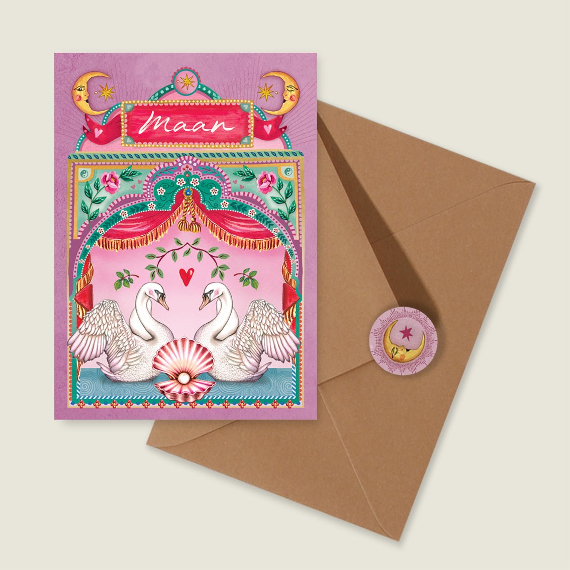 Geboortekaartje Dancing Swan Lila - Story of July