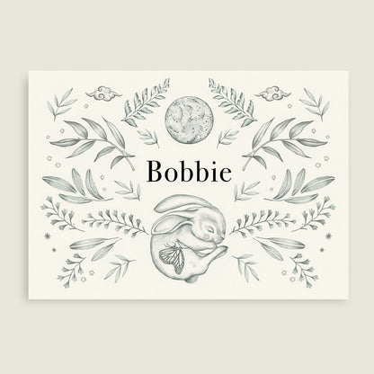 Geboortekaartje Hello Rabbit - Story of July