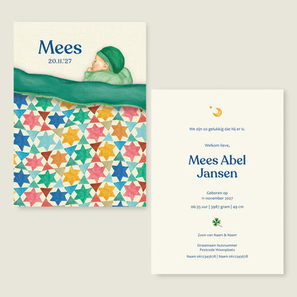 Geboortekaartje Lullabye - Story of July