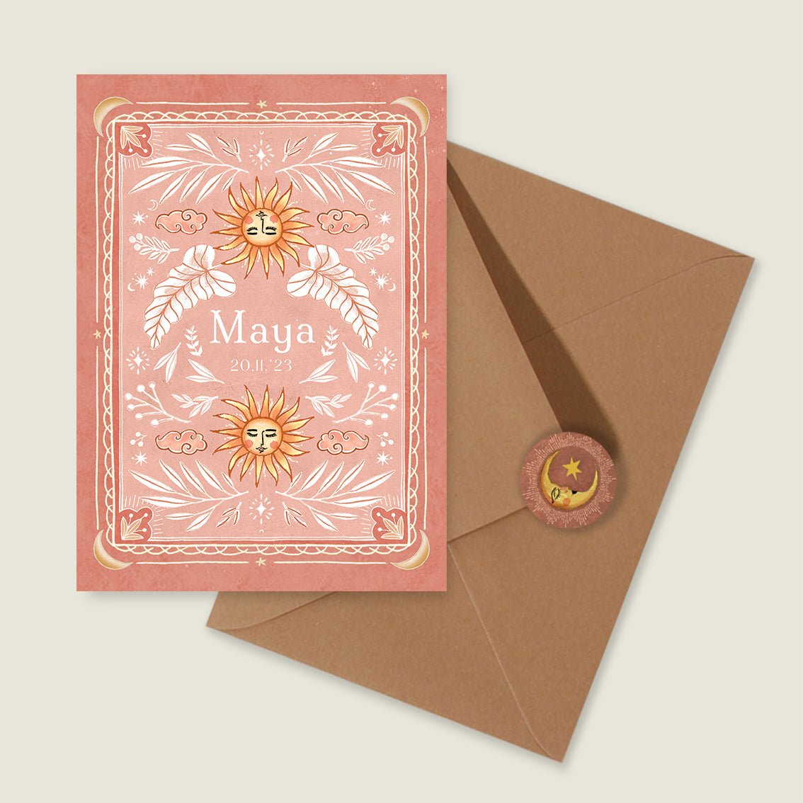 Geboortekaartje Sunshine Terra - Story of July