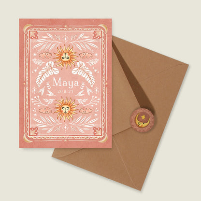 Geboortekaartje Sunshine Terra - Story of July