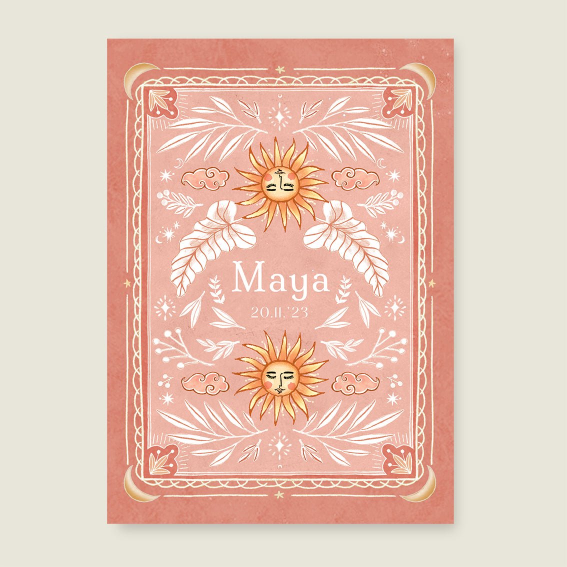 Geboortekaartje Sunshine Terra - Story of July