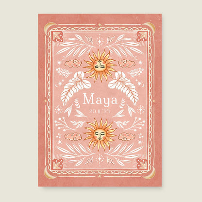 Geboortekaartje Sunshine Terra - Story of July