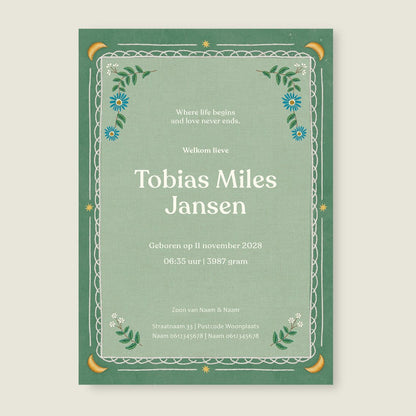 Heart Bird Green - Story of July