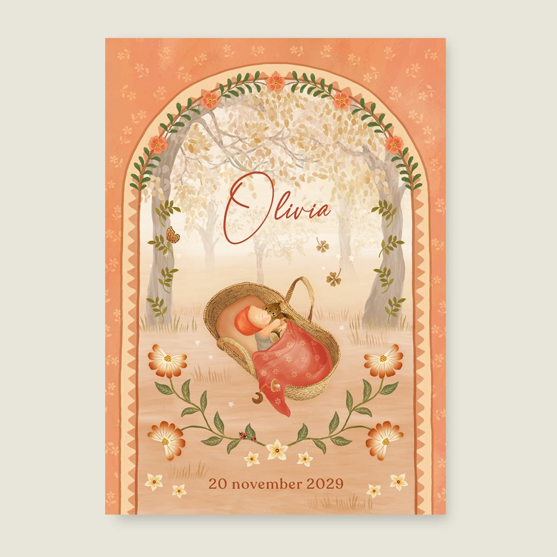 Print Baby Tree - Story of July