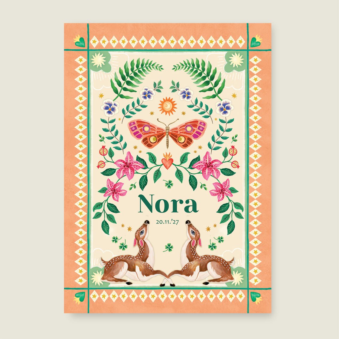 Print Oh Dear Butterfly - Story of July