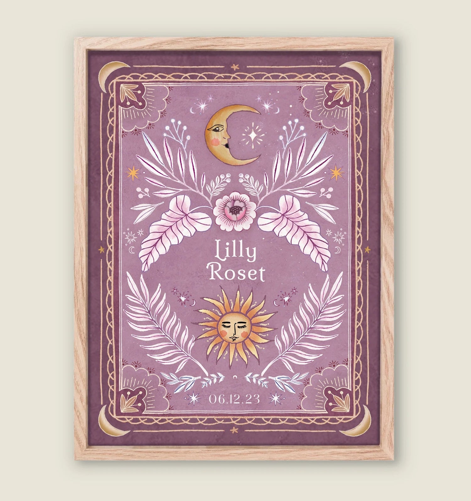 Print van jullie geboortekaartje - Story of July