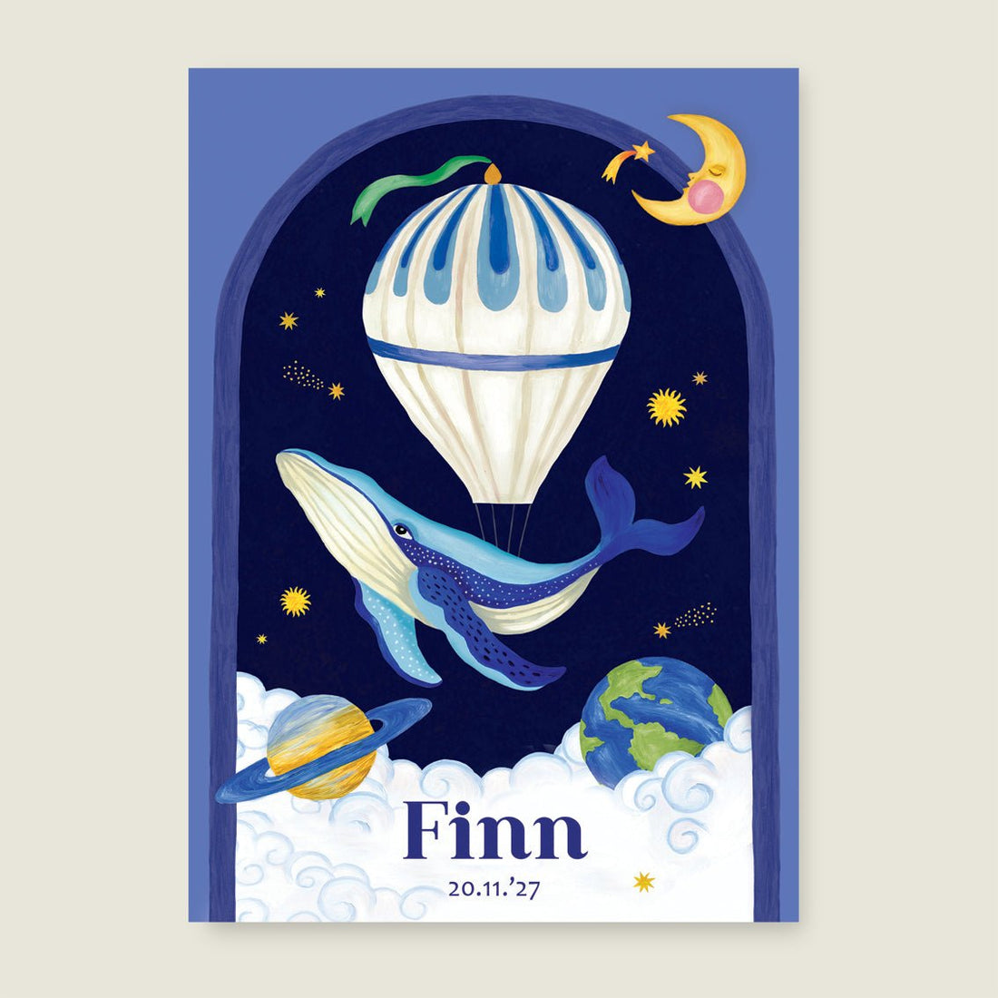 Print Whale In The Sky - Story of July