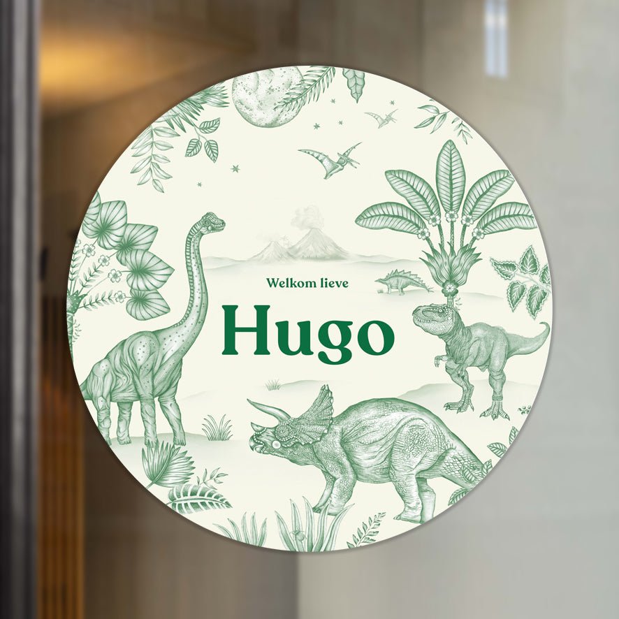 Raamsticker Dinoland - Story of July